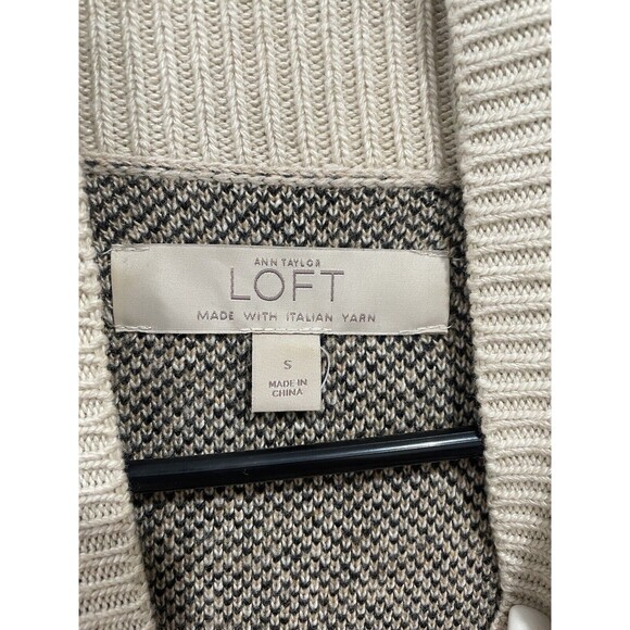 LOFT Womens Small Soft Leopard Print Turtle‎ Neck Italian Yarn - Picture 4 of 6